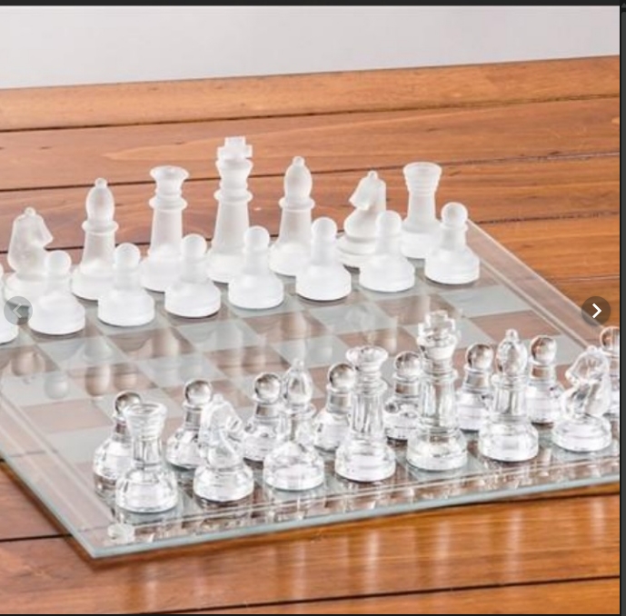 Glass Chess Set