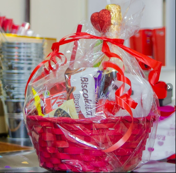 Choc Hamper with teddy