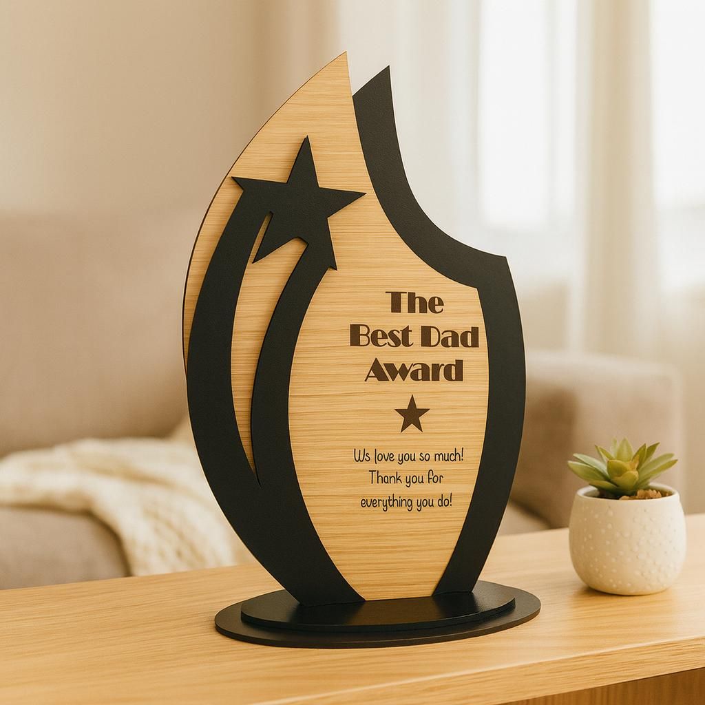 wooden plaque